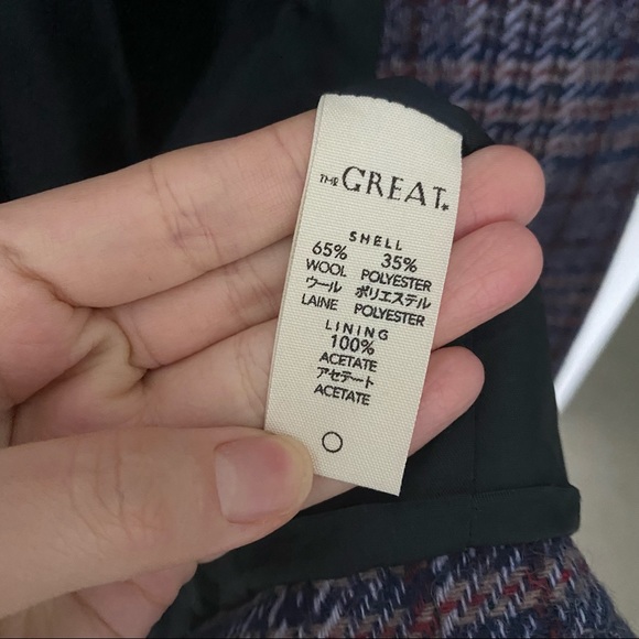 The Great. Blazer Style Plaid Jacket - Picture 7 of 8